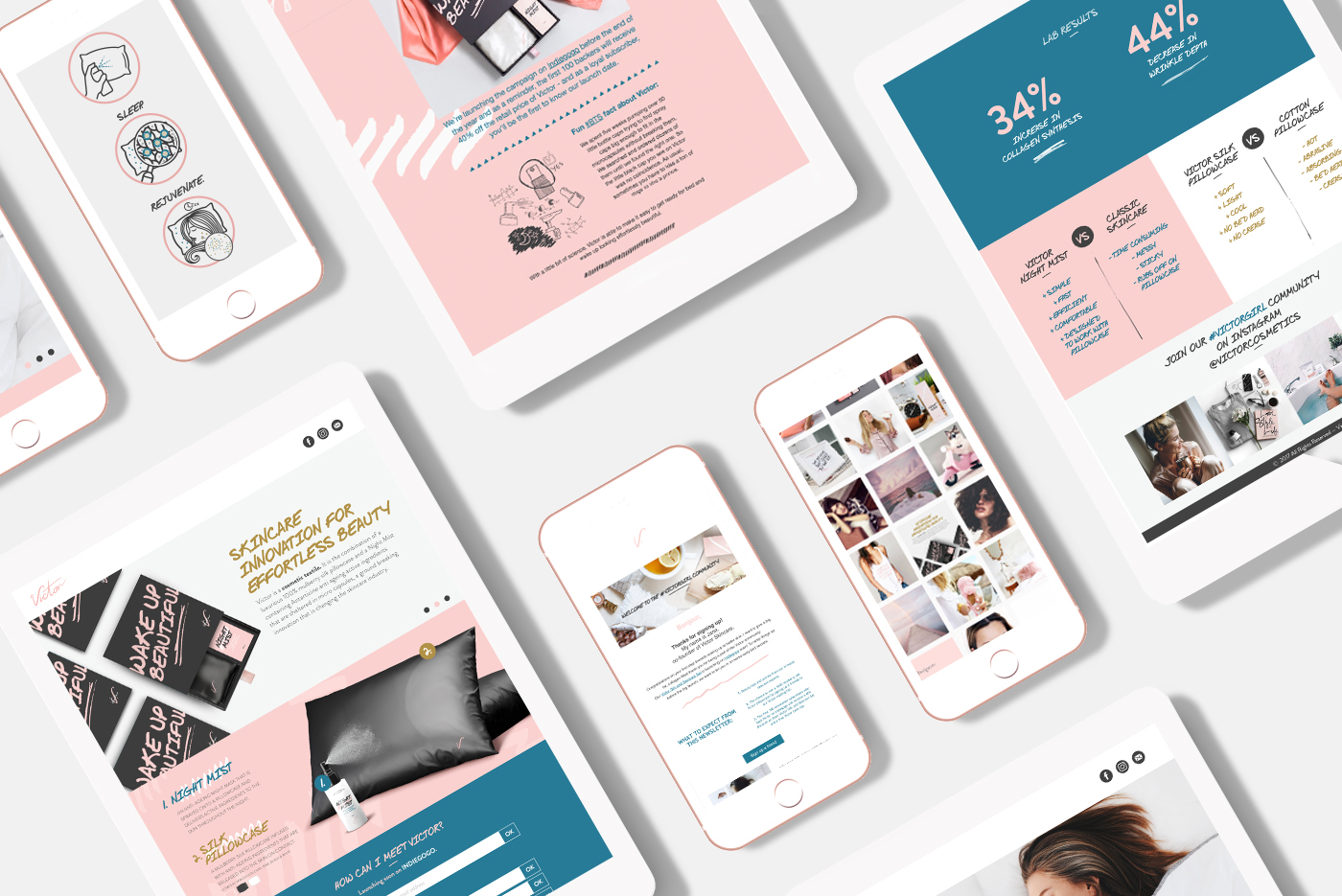 victor mobile responsive design
