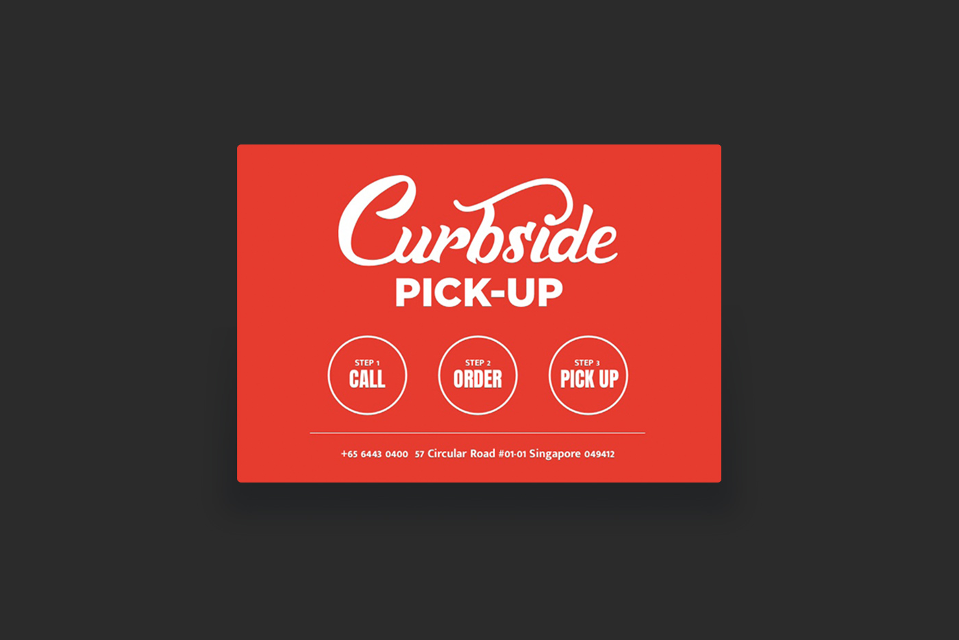 village nasi lemak bar curbside pickup