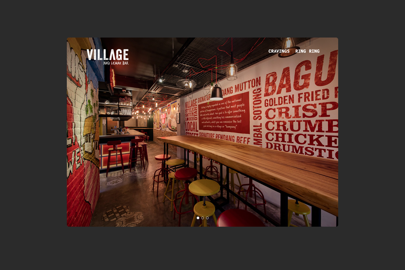 village nasi lemak bar